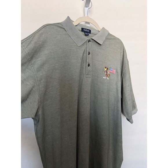 Cheetos Chester Cheetah Polo Shirt Men's XL Embroidered Light Green Pima Cotton - Picture 6 of 7